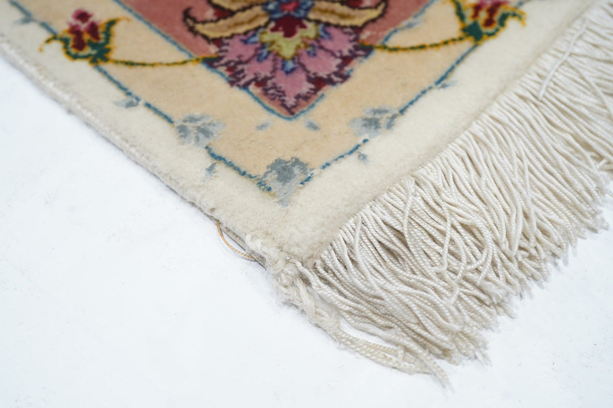 Extremely Fine Tabriz Wool & Silk Rug 3'4'' x 5'2''