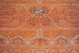 Antique Indian Textile Paisley Shall. Left Middle Part Missing 5'2'' x 10'1''