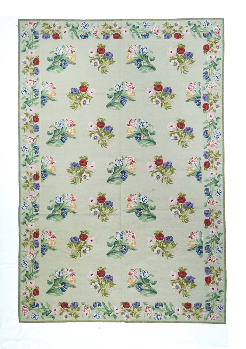 French Aubusson Design Rug 6'0