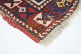 Antique Caucasian Kazak Rug 3'7'' x 5'10''