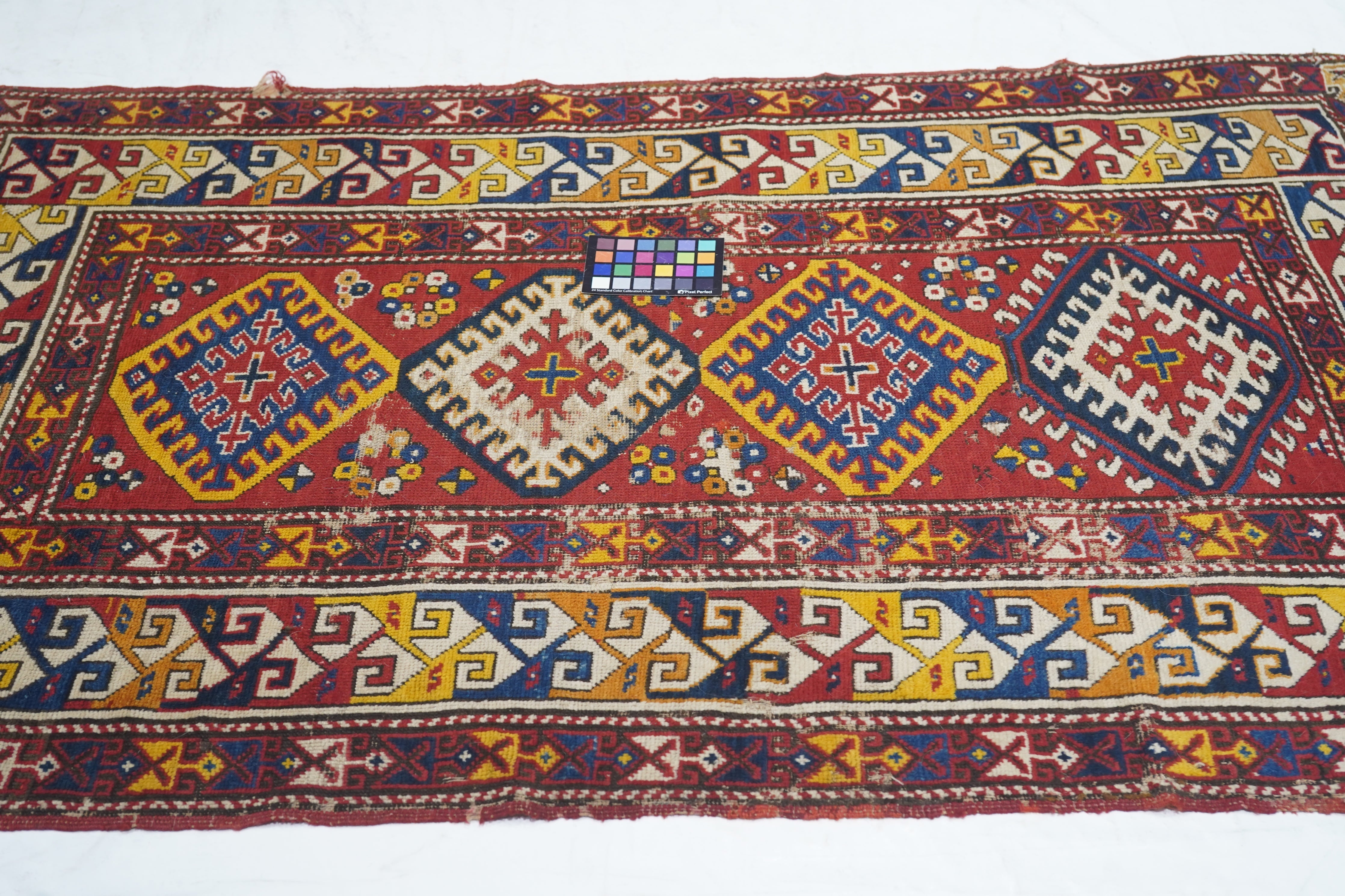 Antique Caucasian Kazak Rug 3'7'' x 5'10''