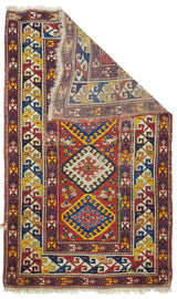 Antique Caucasian Kazak Rug 3'7'' x 5'10''