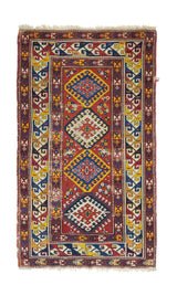 Antique Kazak Rug 3'7'' x 5'10''