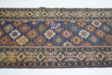 Antique Caucasian Kuba Rug 3'4'' x 11'10''