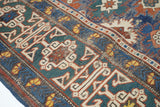Antique Caucasian Kuba Rug 3'4'' x 11'10''