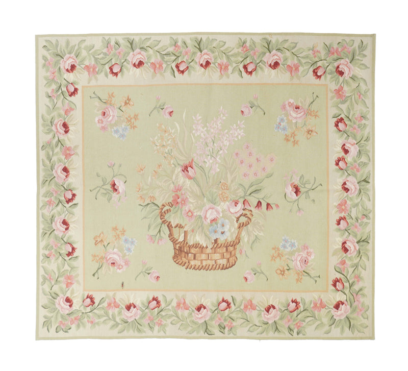 Aubusson Rug 4'6'' x 4'11''