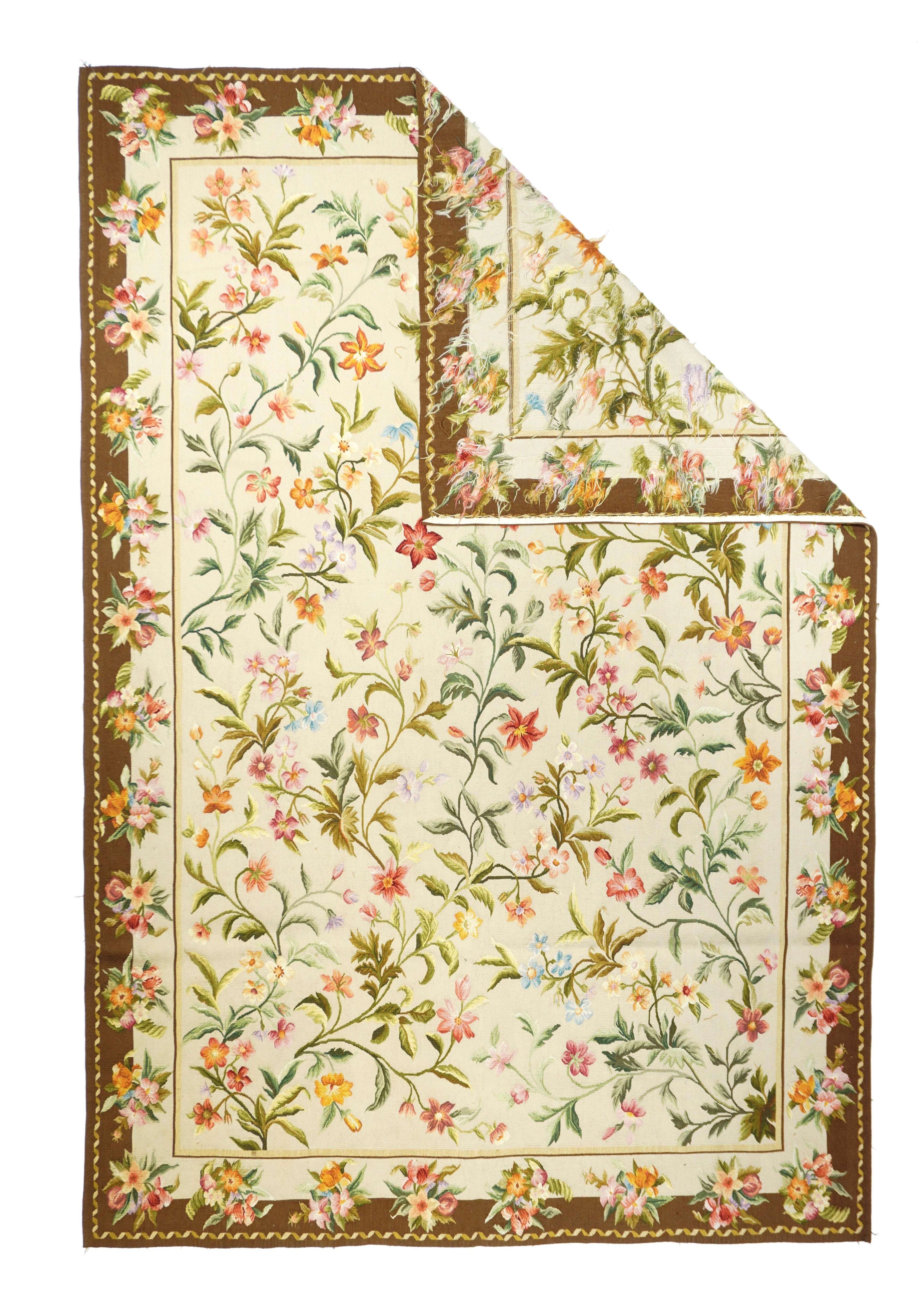 Aubusson Rug 6'0" x 9'0"