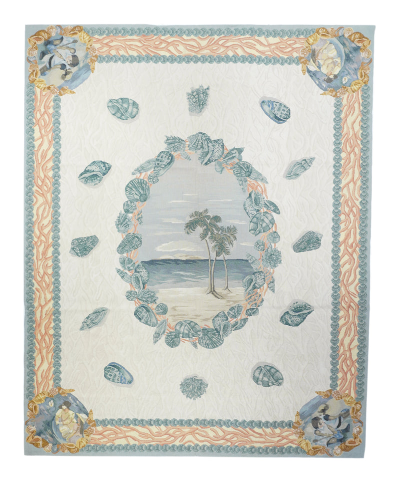 French Aubusson Design Rug 8'0