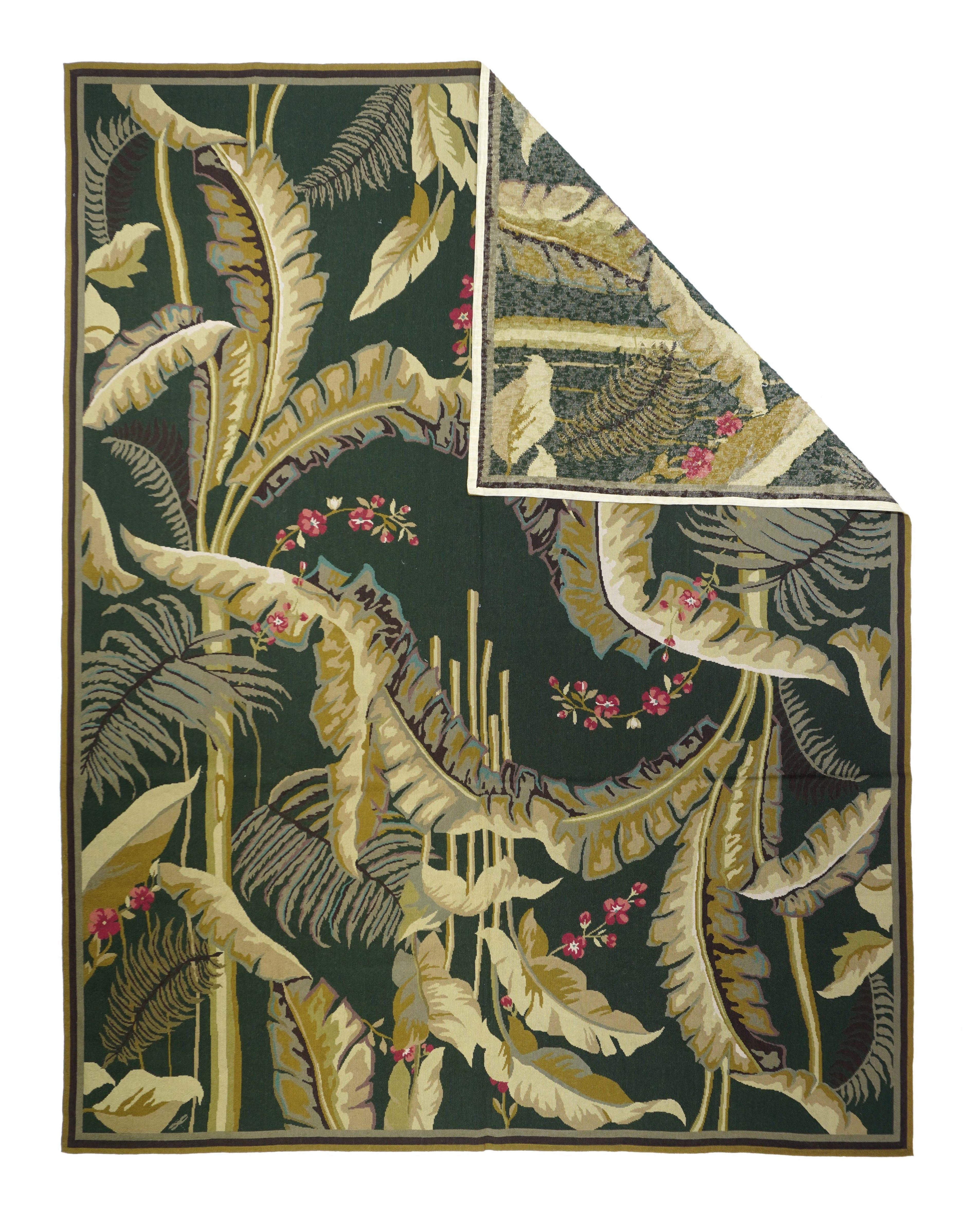 French Aubusson Design Rug 8' x 10'