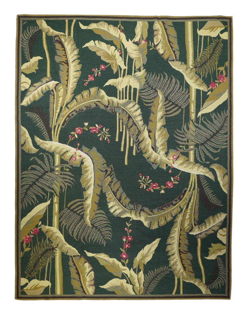 French Aubusson Design Rug 9' x 12'