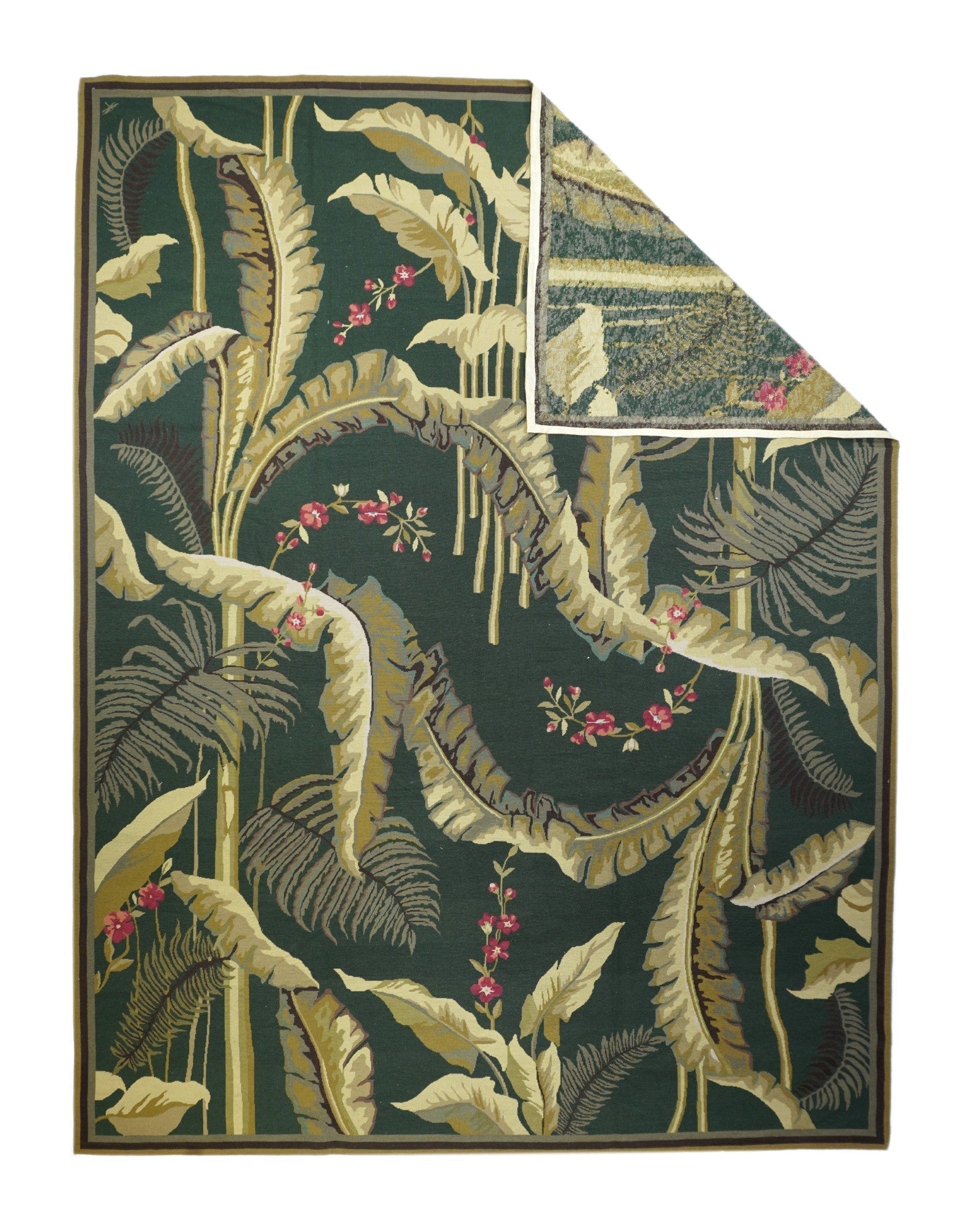 French Aubusson Design Rug 9' x 12'