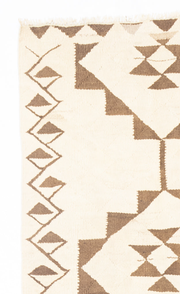 Vintage Moroccan Wool Rug 2' 11" x 11' 1''