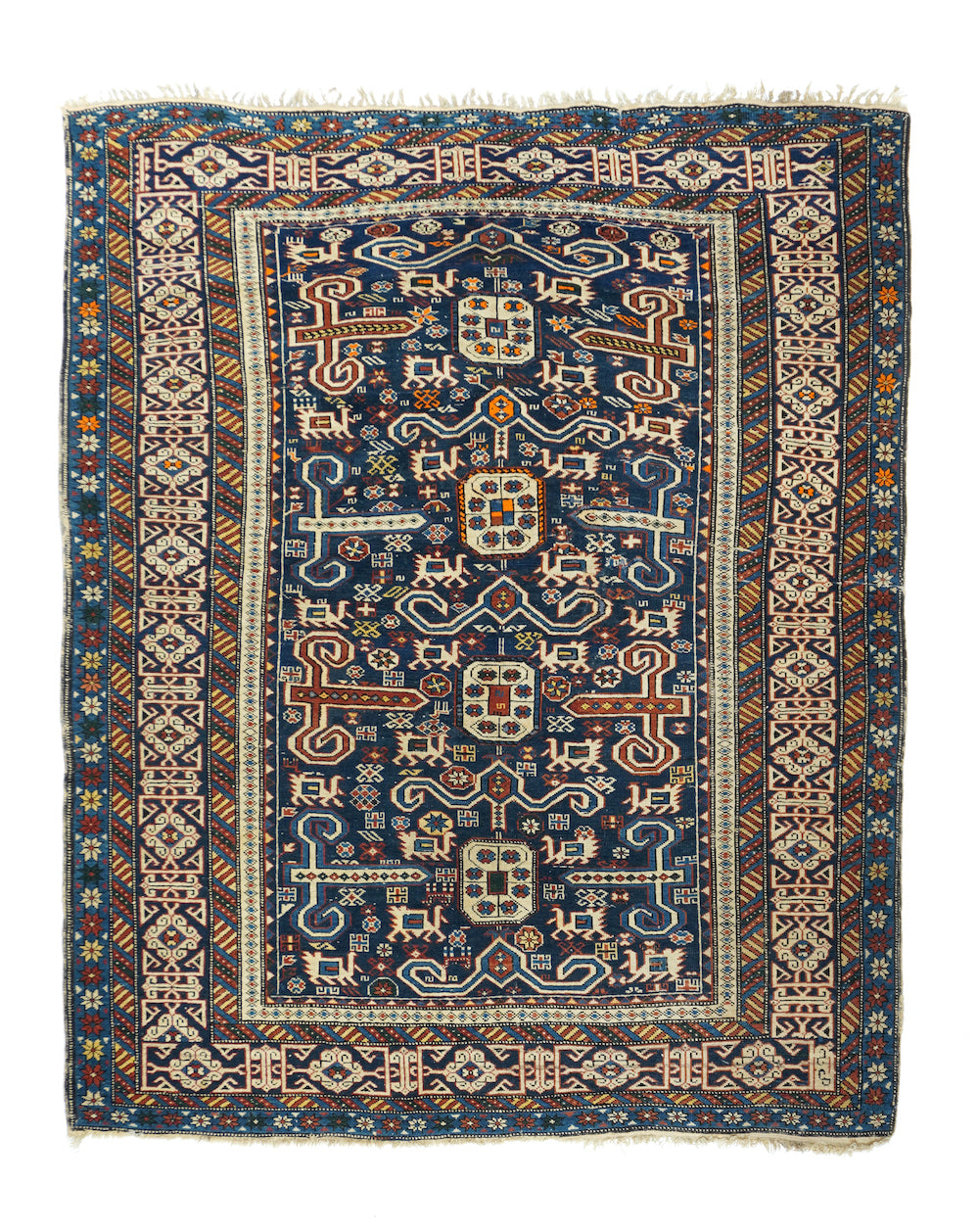 Antique Perpedil Rug 4'2'' x 5'2''
