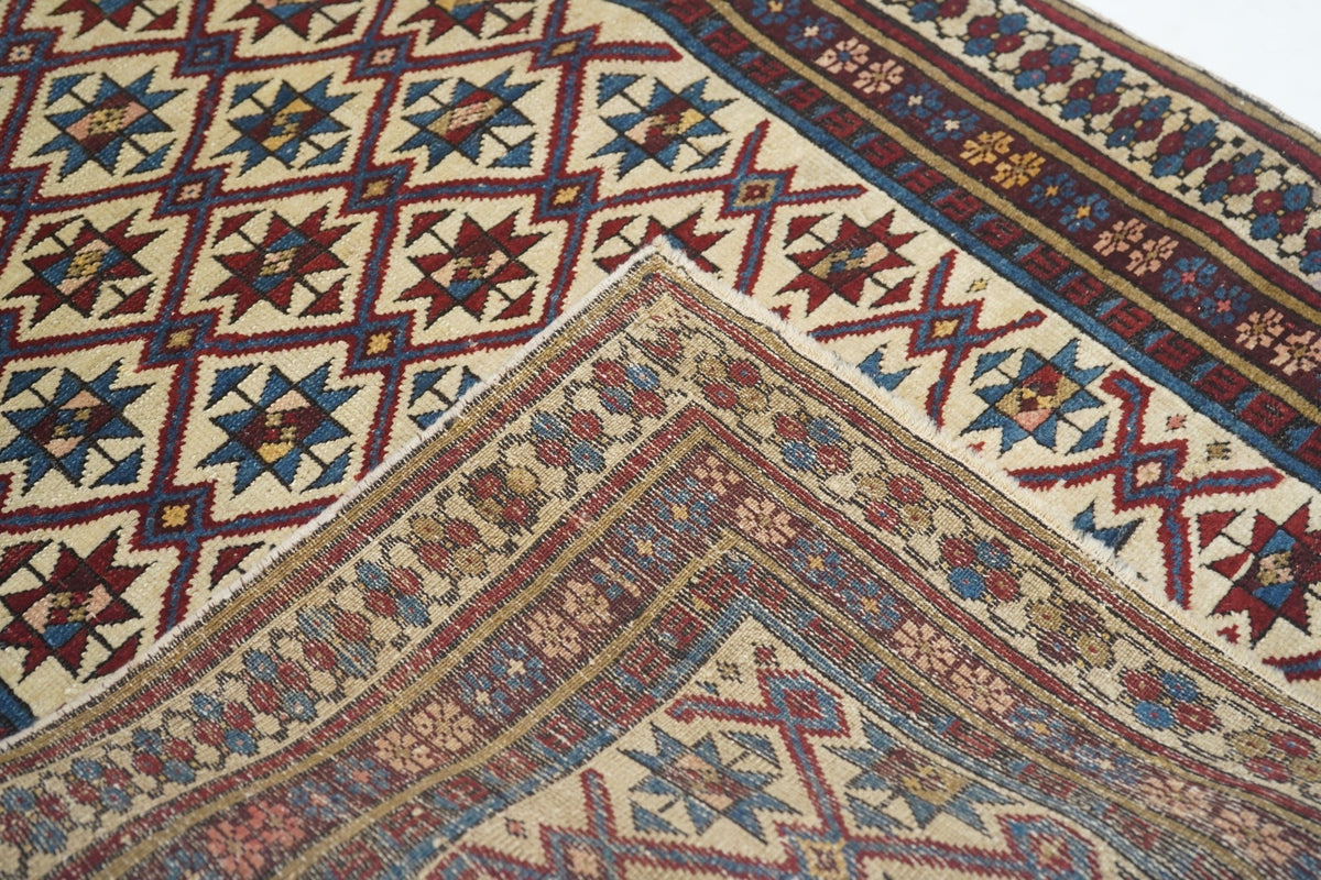 Antique Caucasian Shirvan Rug 2'6'' x 4'5''