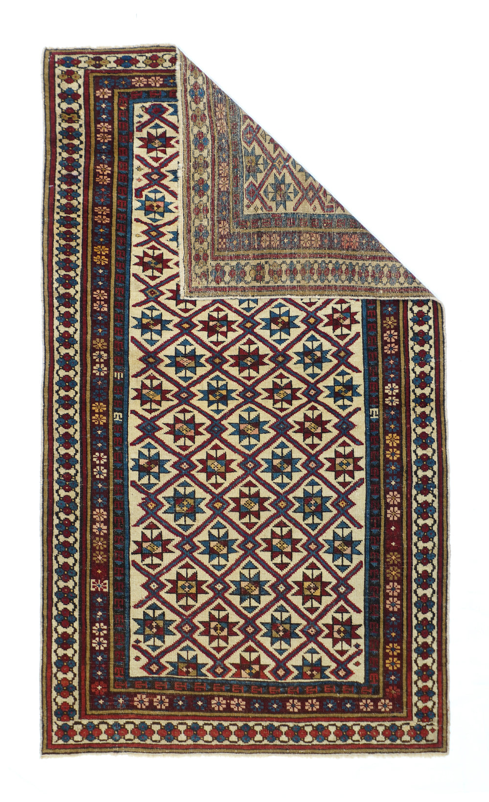 Antique Caucasian Shirvan Rug 2'6'' x 4'5''