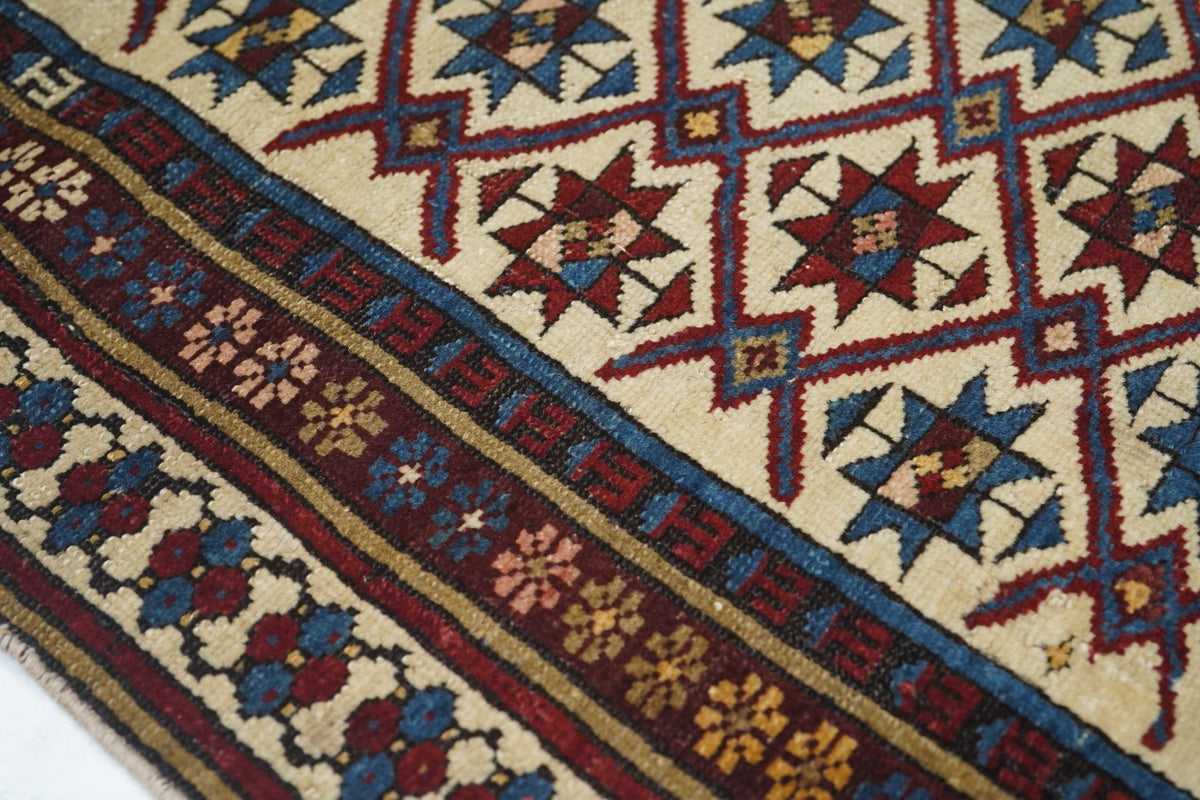 Antique Caucasian Shirvan Rug 2'6'' x 4'5''