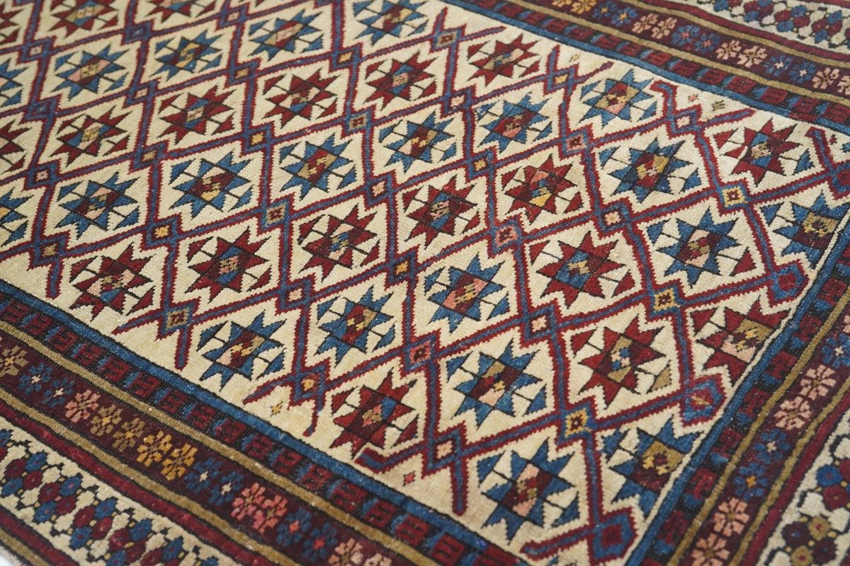 Antique Caucasian Shirvan Rug 2'6'' x 4'5''
