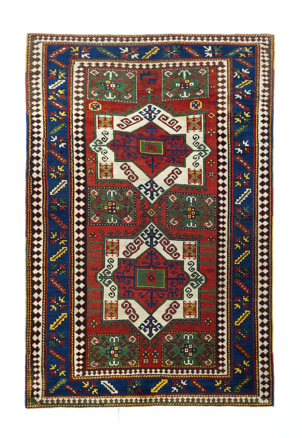 Antique Kazak Rug 4'9'' x 7'4''