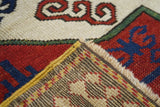 Antique Caucasian Kazak Rug 4'9'' x 7'4''