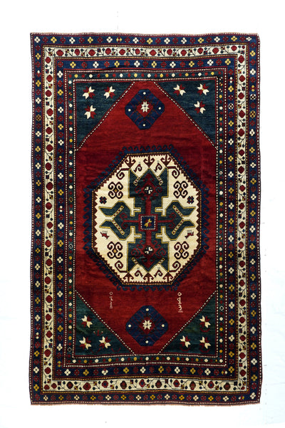 Antique Caucasian Kazak Rug 5'10'' x 9'8''
