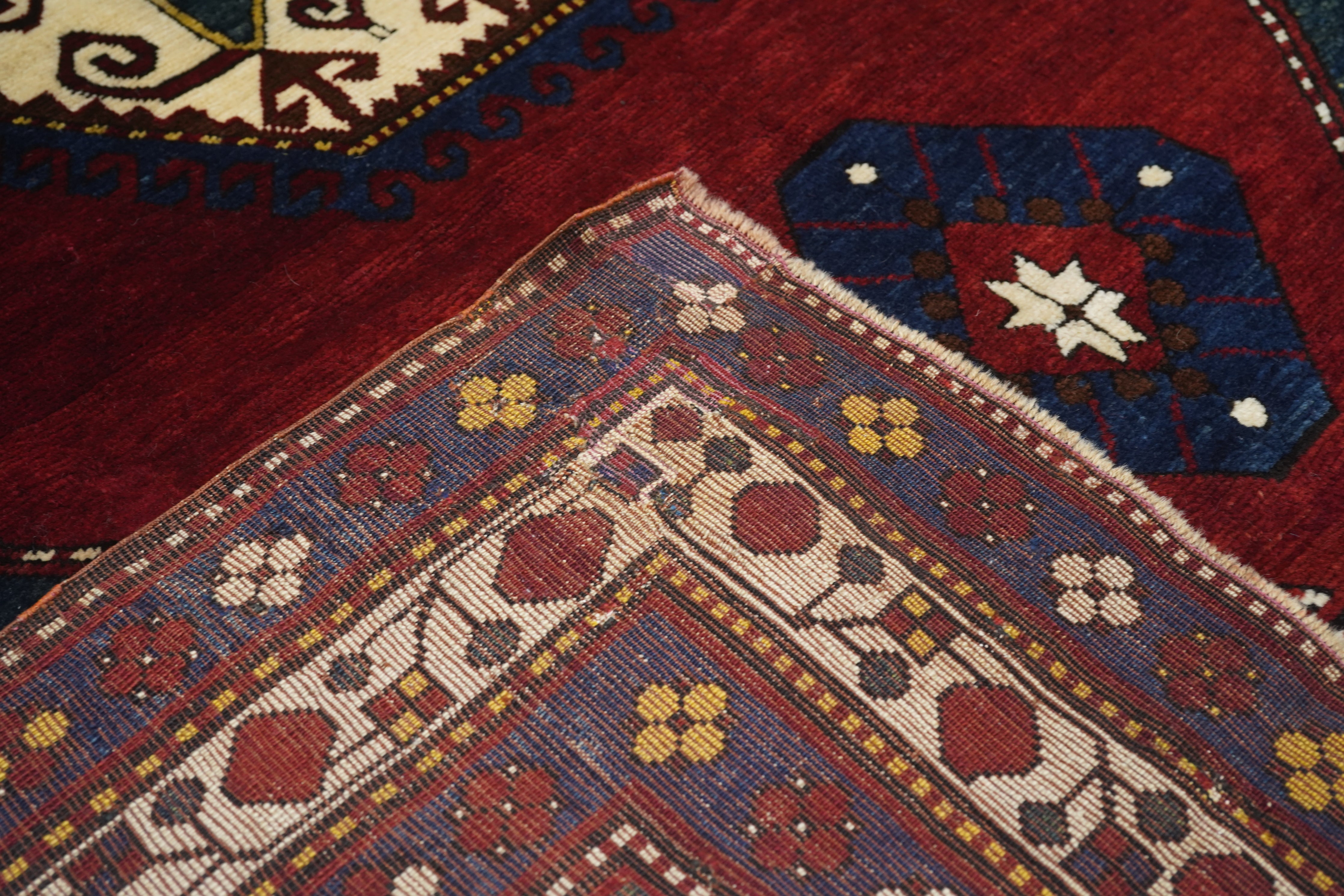 Antique Caucasian Kazak Rug 5'10'' x 9'8''