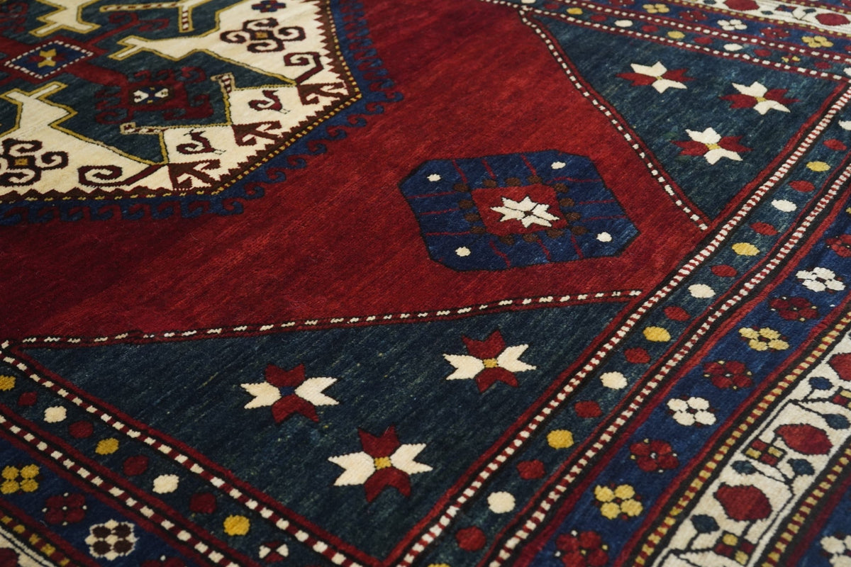 Antique Caucasian Kazak Rug 5'10'' x 9'8''