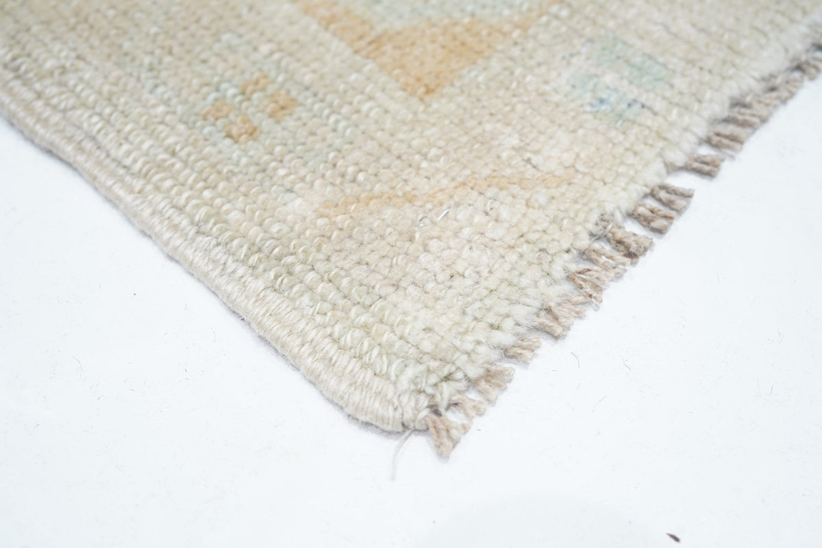 Vintage Turkish Oushak Rug 4'7'' x 8'10''