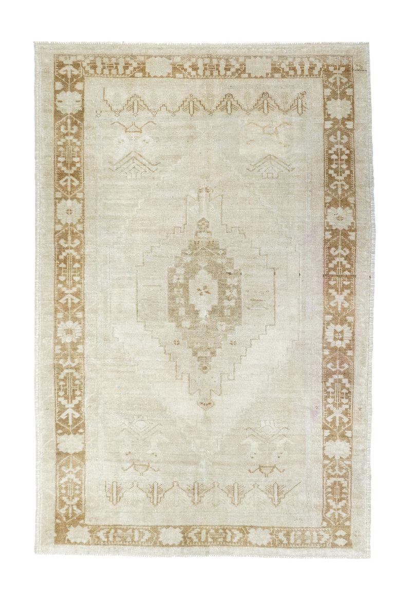 Vintage Turkish Rug 4'9'' x 6'6''