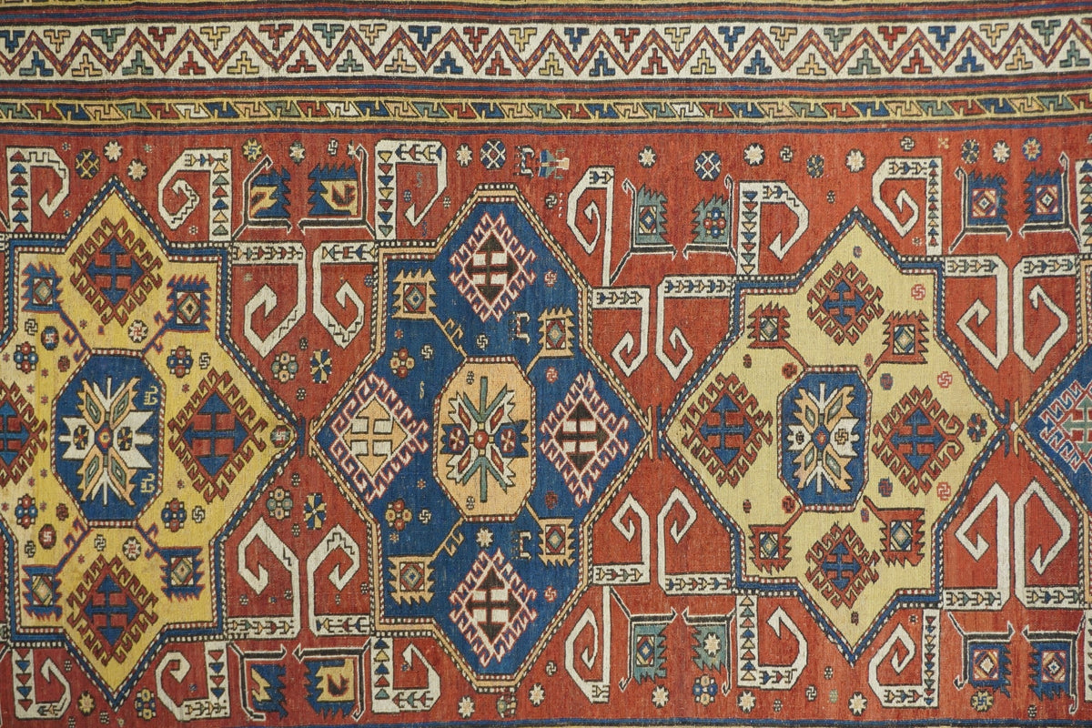 Antique Sumak Rug 4'7'' x 7'9''