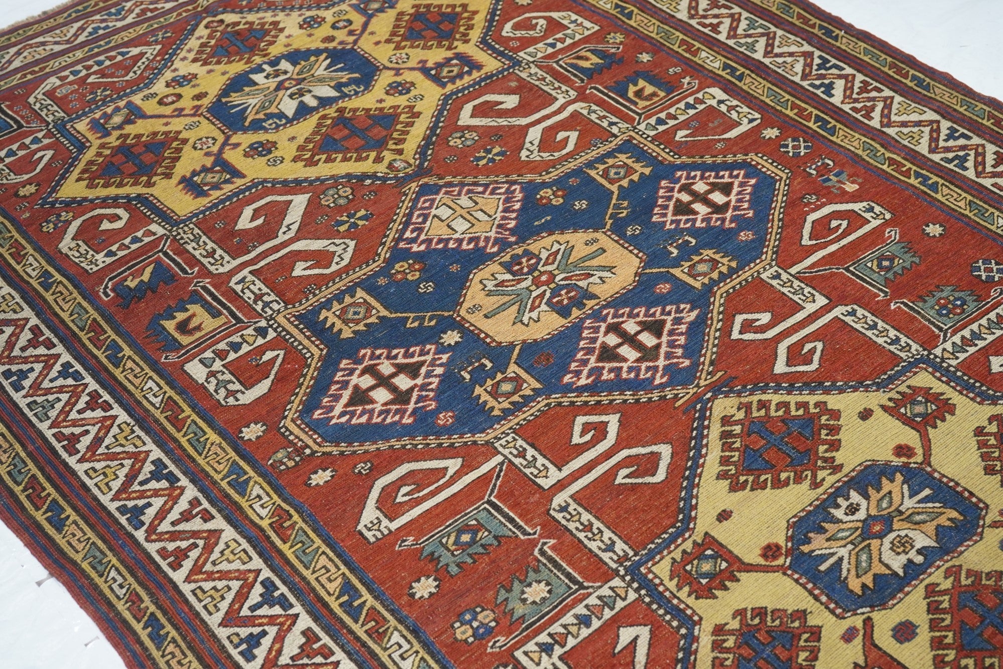 Antique Sumak Rug 4'7'' x 7'9''