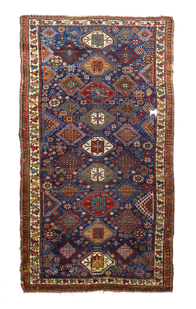 Antique Caucasian Kazak Rug 5'3'' x 9'9''