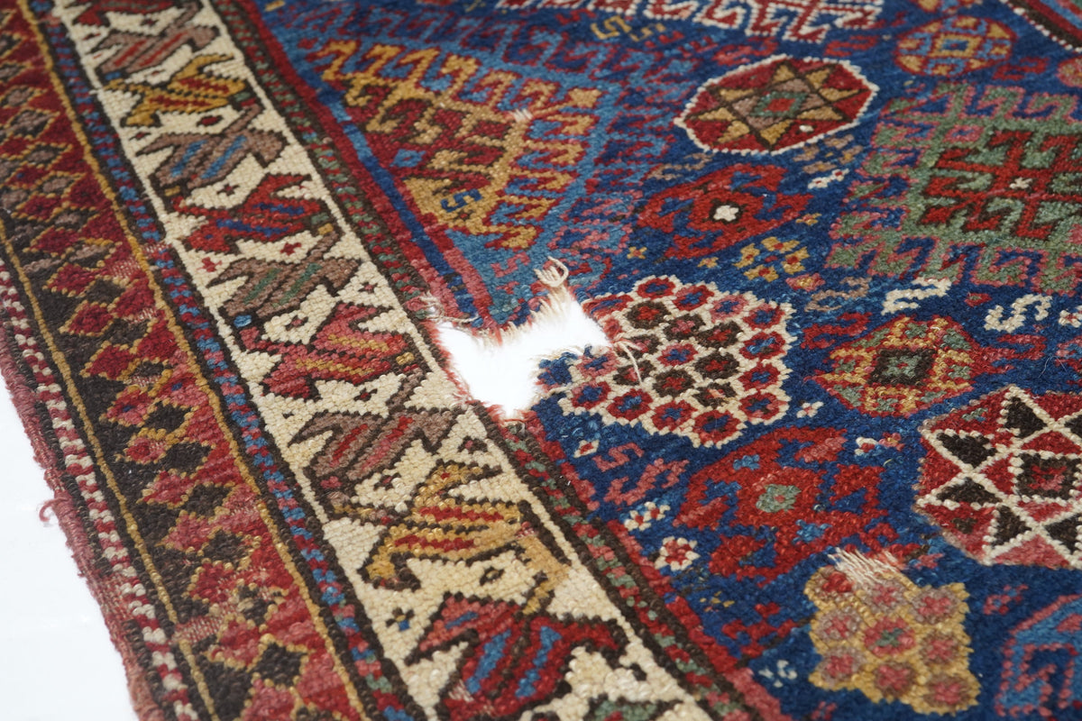 Antique Caucasian Kazak Rug 5'3'' x 9'9''