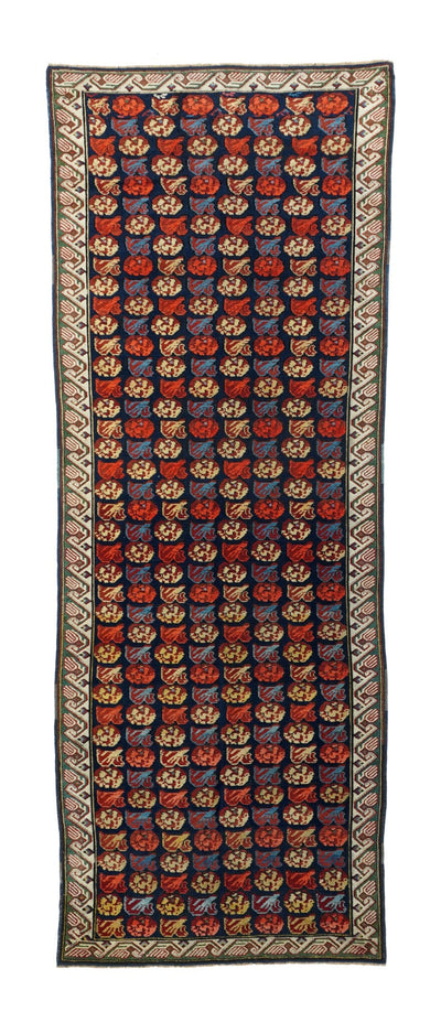 Antique Caucasian Zehour Rug 3'7'' x 9'11''