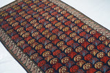 Antique Caucasian Zehour Rug 3'7'' x 9'11''