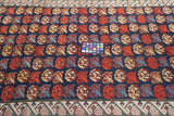 Antique Caucasian Zehour Rug 3'7'' x 9'11''