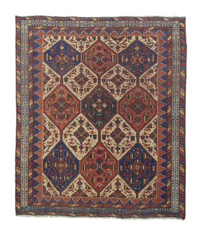 Antique Afshar Rug 5'3'' x 6'4''
