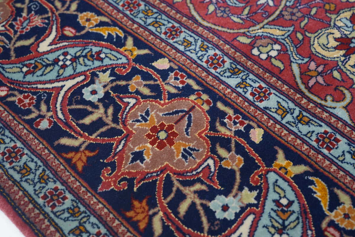 Extremely Fine Antique  Tehran Wool Rug 4'7'' x 6'8''