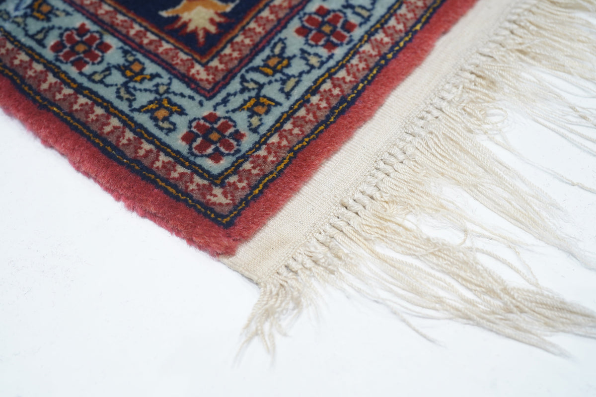 Extremely Fine Antique  Tehran Wool Rug 4'7'' x 6'8''