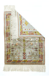 Extremely Fine Antique Silk Hereke Rug 2'6'' x 3'5''