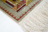 Extremely Fine Antique Silk Hereke Rug 2'6'' x 3'5''