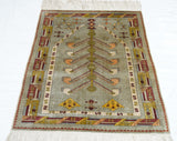 Extremely Fine Antique Silk Hereke Rug 2'6'' x 3'5''