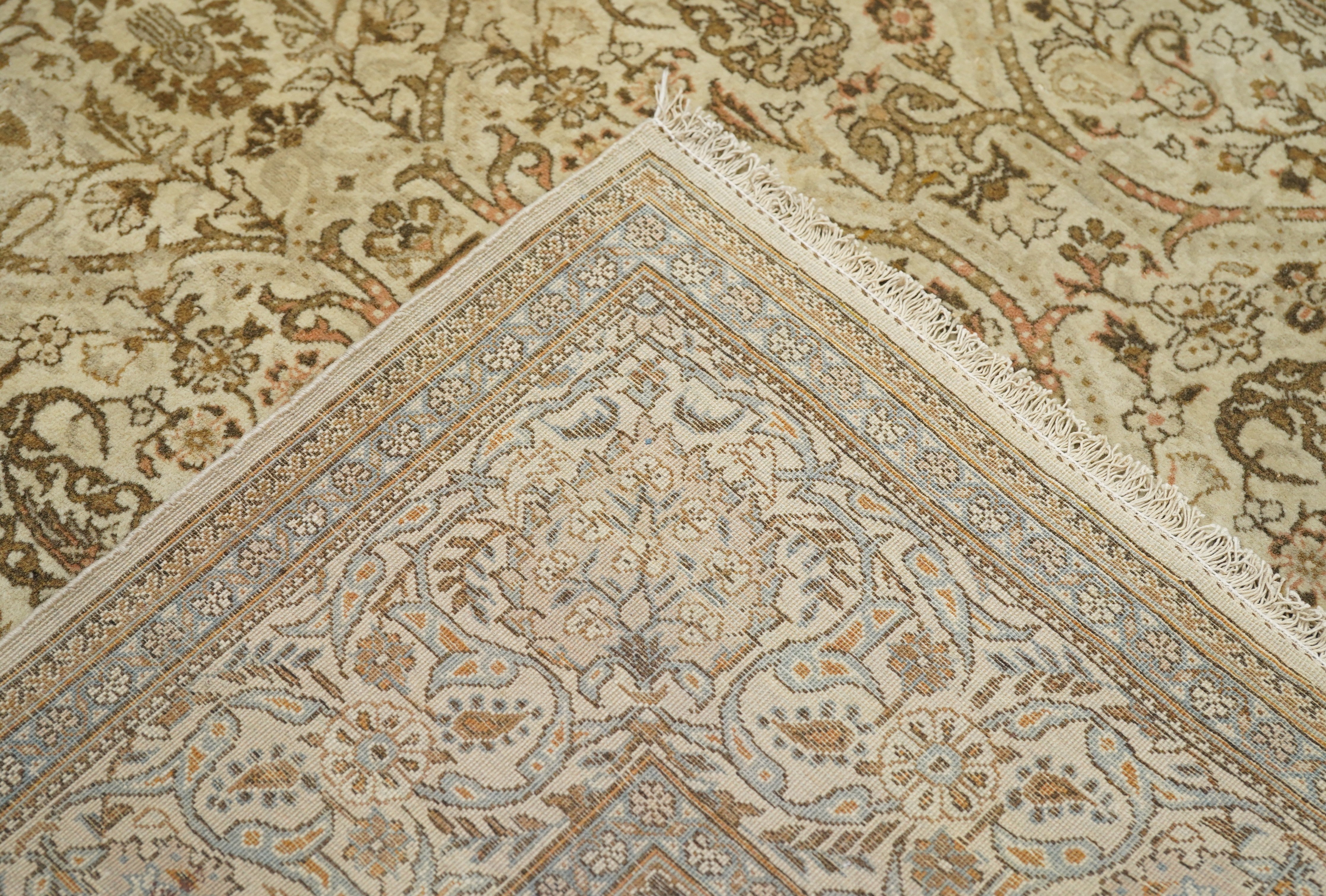 Vintage  Kashan Rug 4'4'' x 6'9''