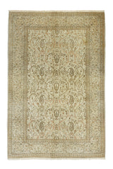 Vintage Kashan Rug 4'4'' x 6'9''