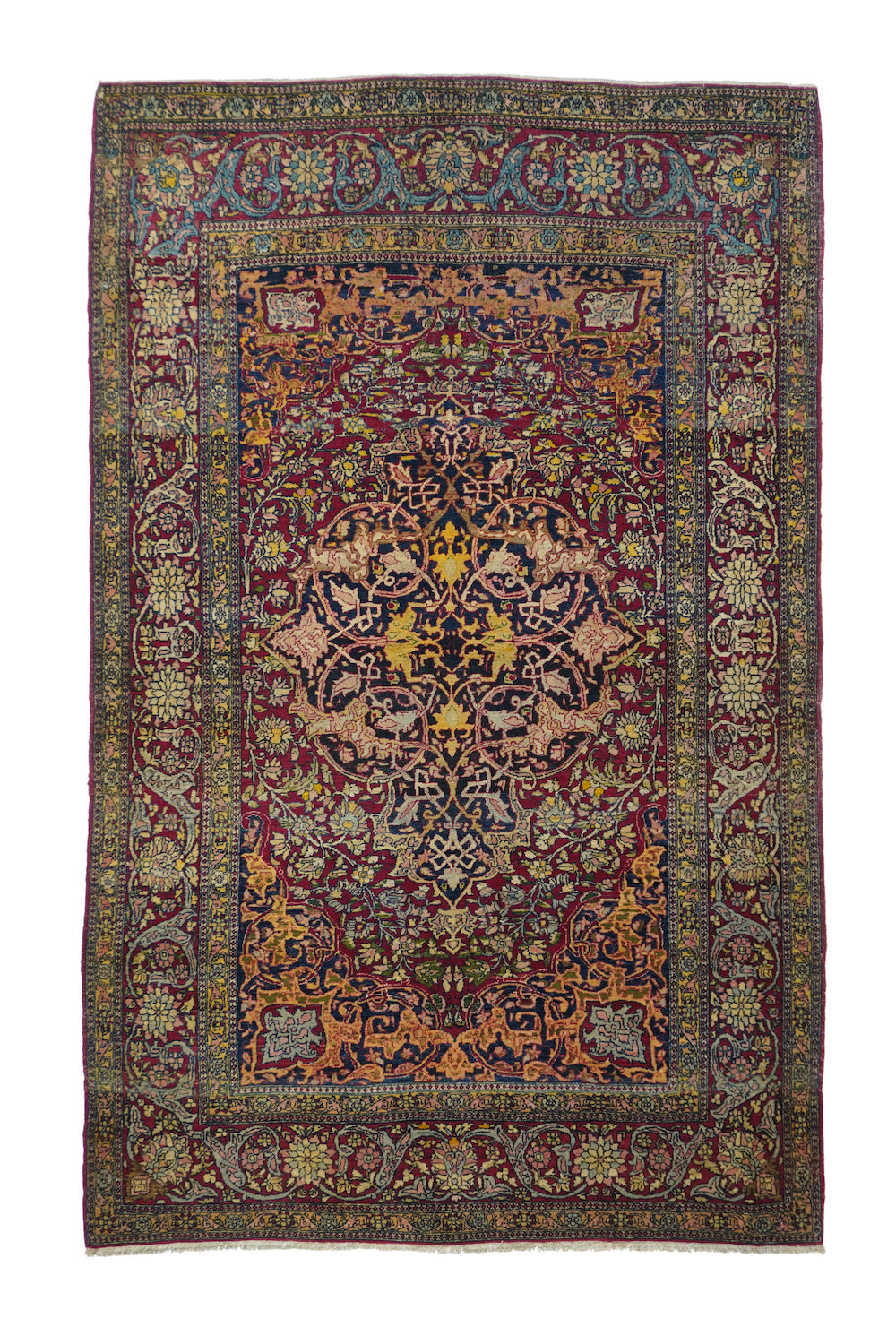 Antique Isfahan Rug 4'5'' x 7'0''
