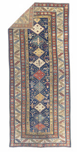 Antique Caucasian Shirvan Rug 3'4" x 7' 10''