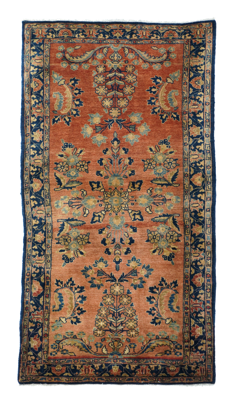 Antique Sarouk Rug 2'6'' x 4'10''