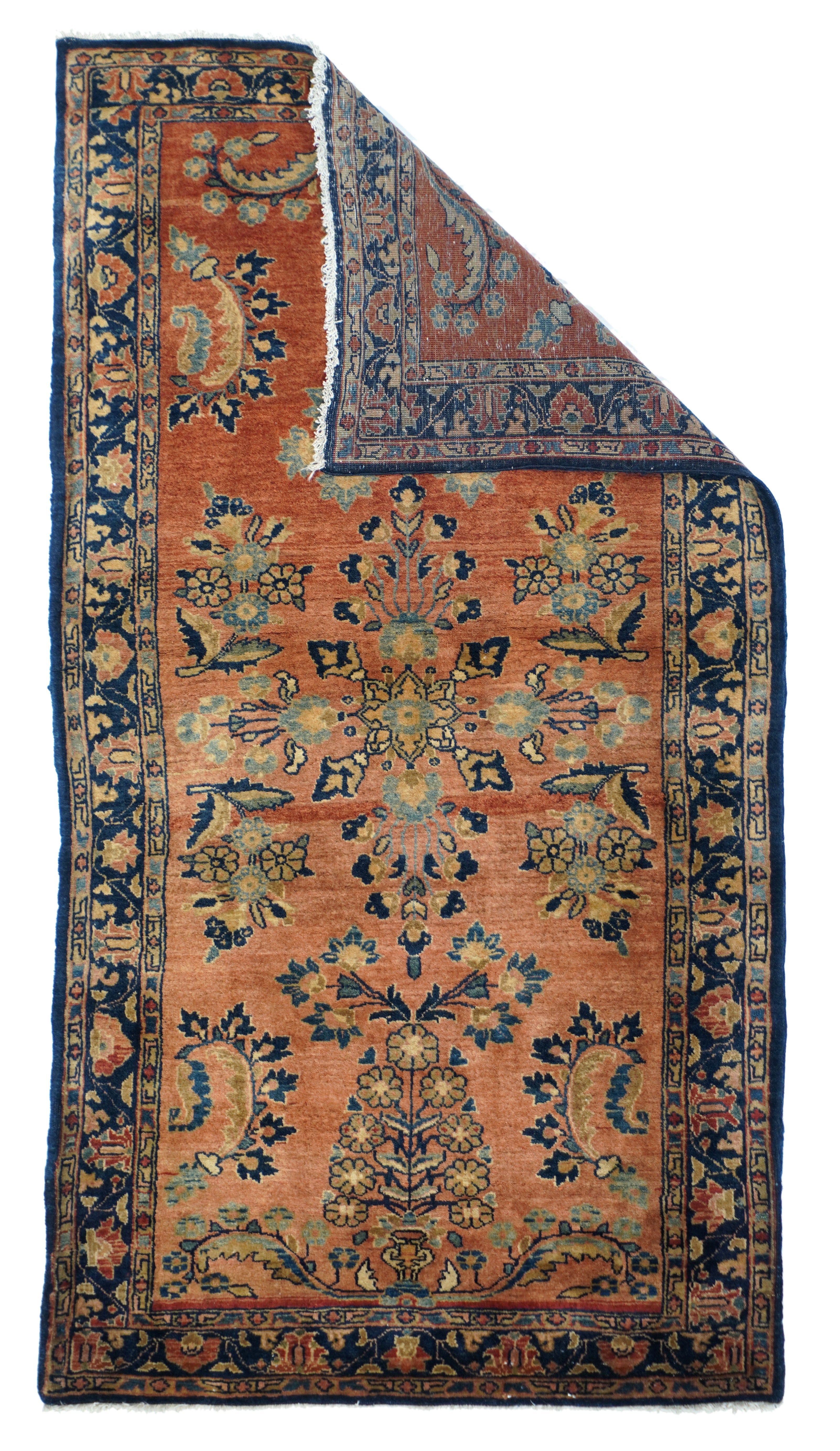 Antique Sarouk Rug 2'6'' x 4'10''