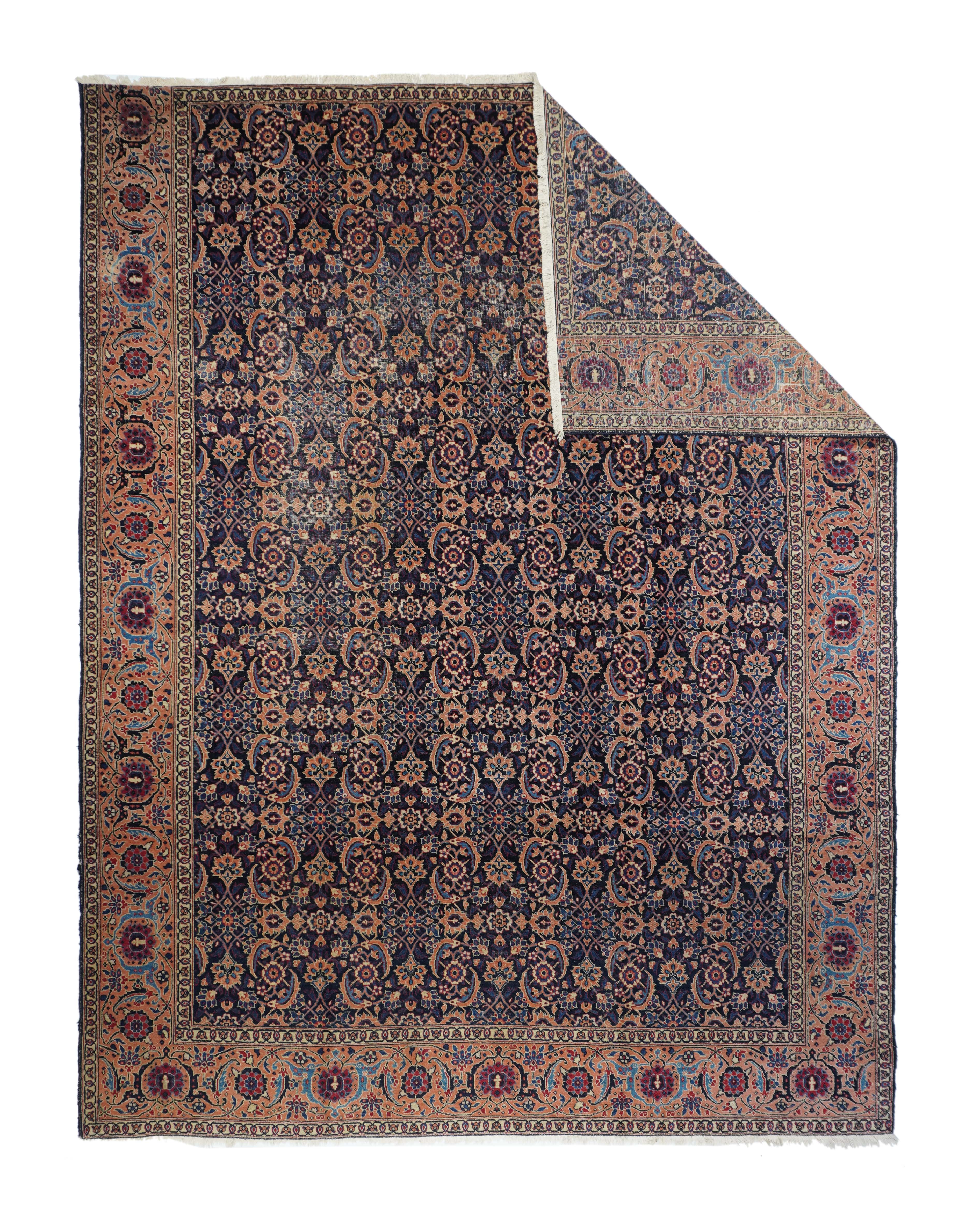 Vintage  Tabriz Rug 8'10'' x 11'2''