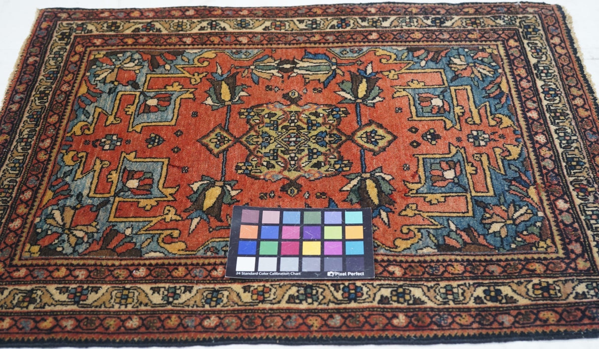 Antique Farahan Sarouk Rug 1'11'' x 2'6''