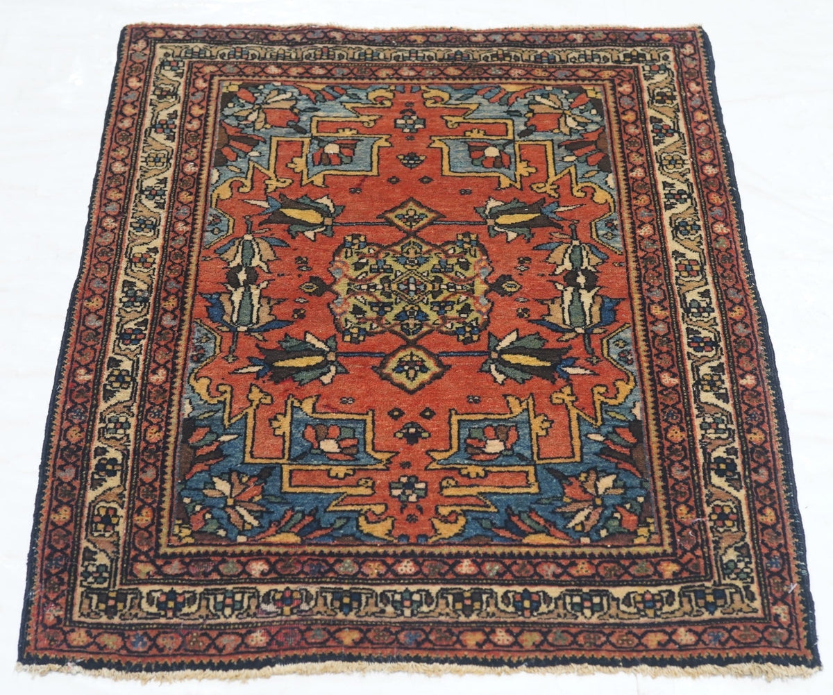 Antique Farahan Sarouk Rug 1'11'' x 2'6''